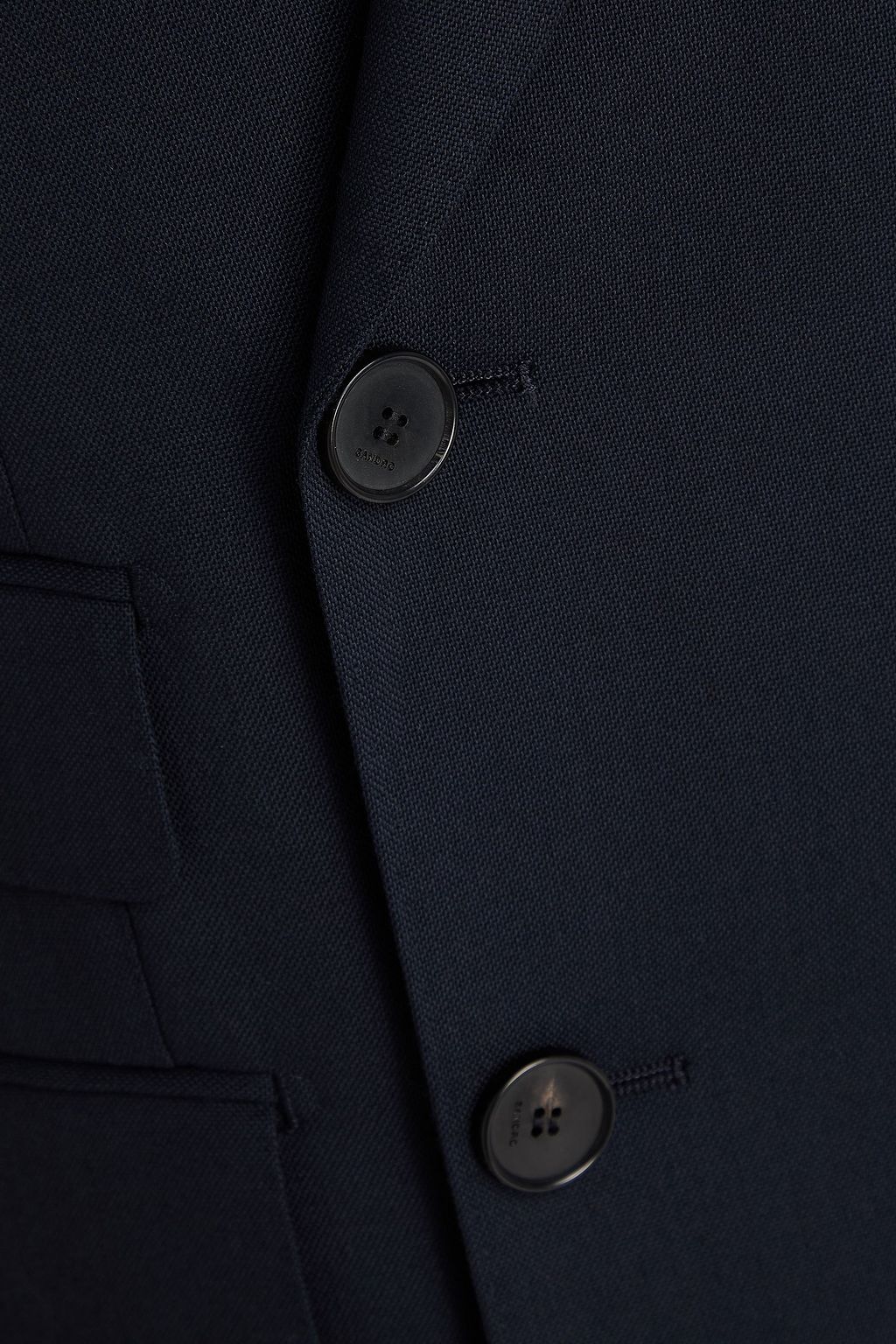 SANDRO Wool-twill blazer