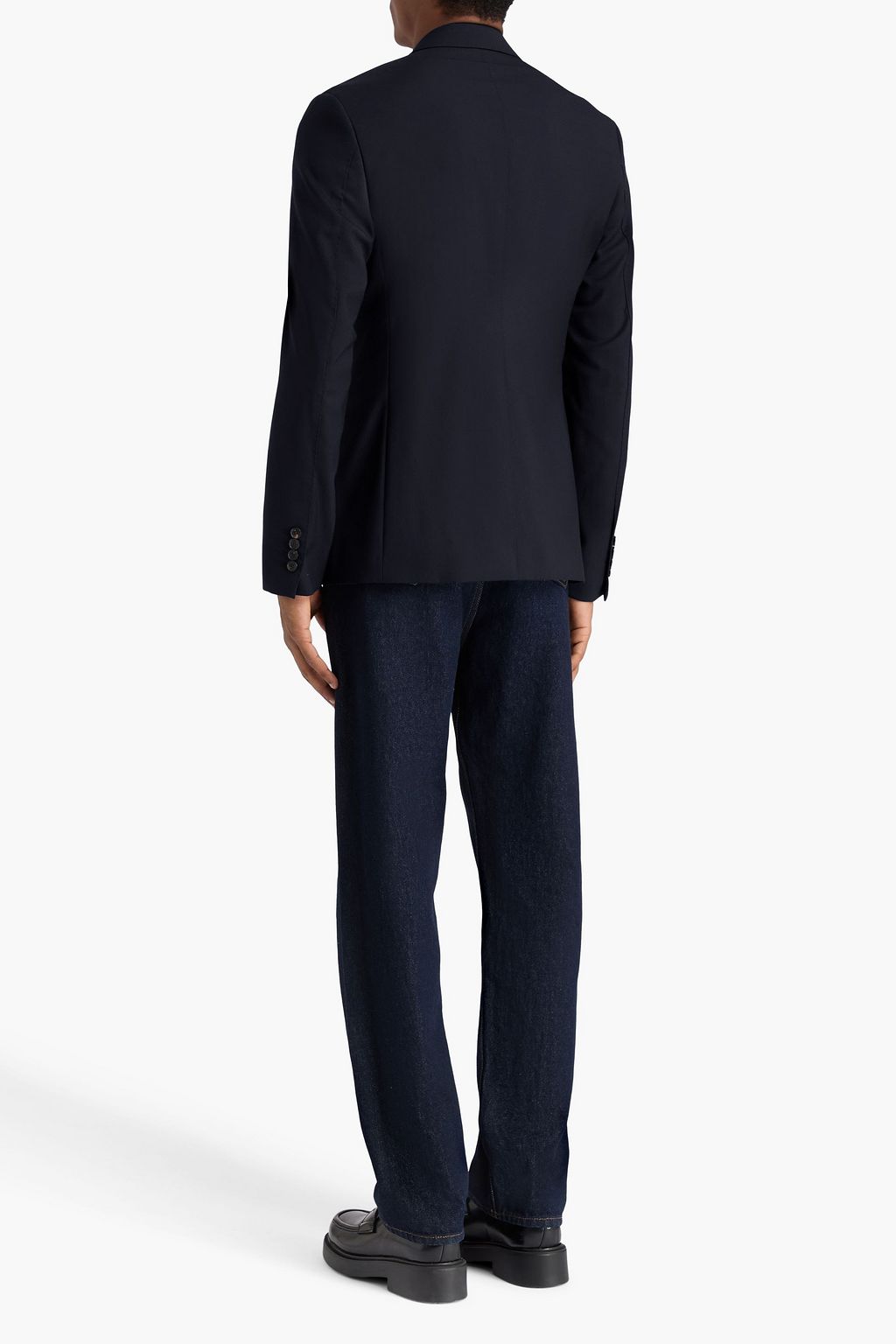 SANDRO Wool-twill blazer