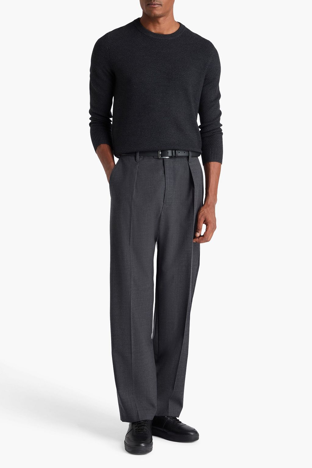 SANDRO Twill pants