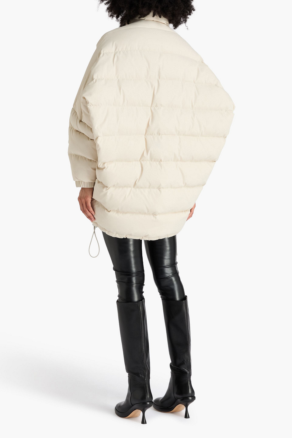  Courrèges - Daunenmantel Aus Gestepptem Shell - Weiß - Xs 