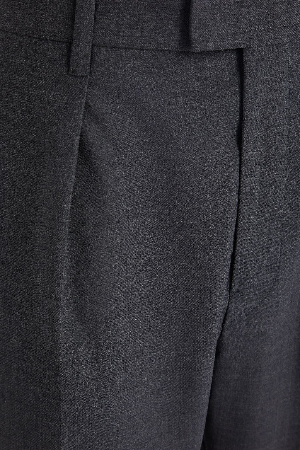 SANDRO Wool-crepe pants