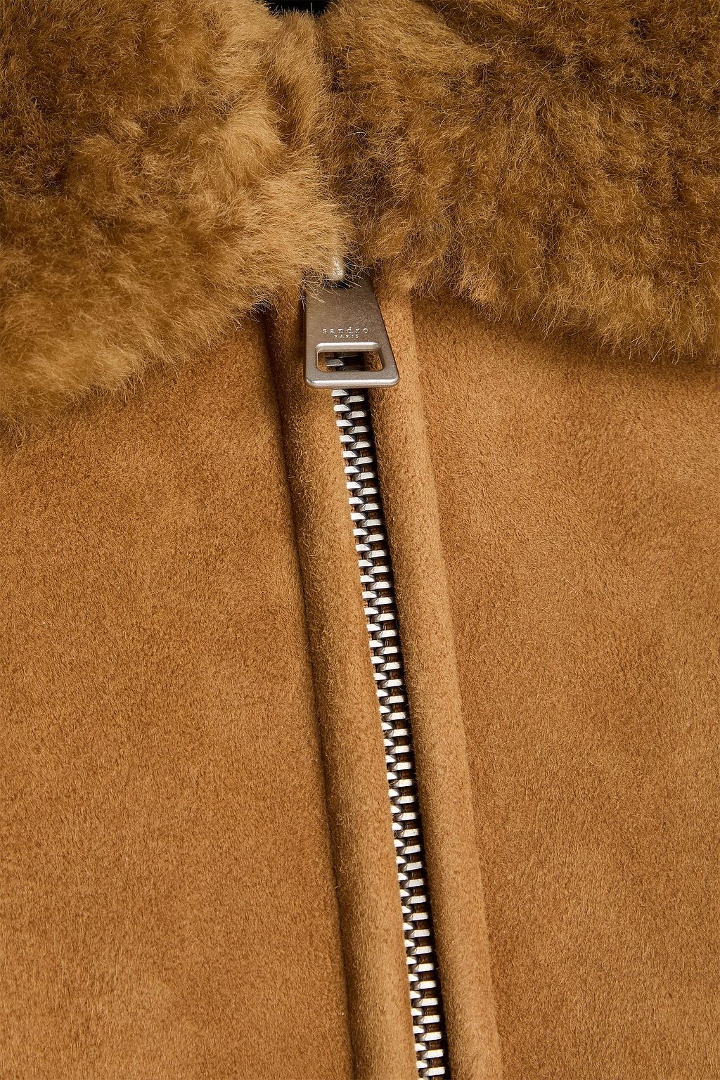 SANDRO Shearling jacket