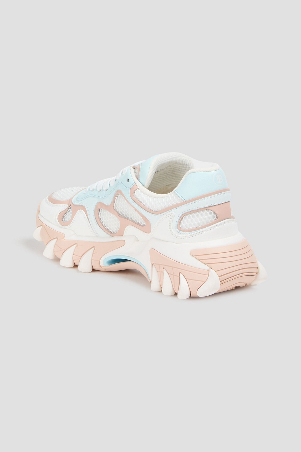  Balmain - Sneakers Aus Mesh Und Leder - Weiß - Eu 35 