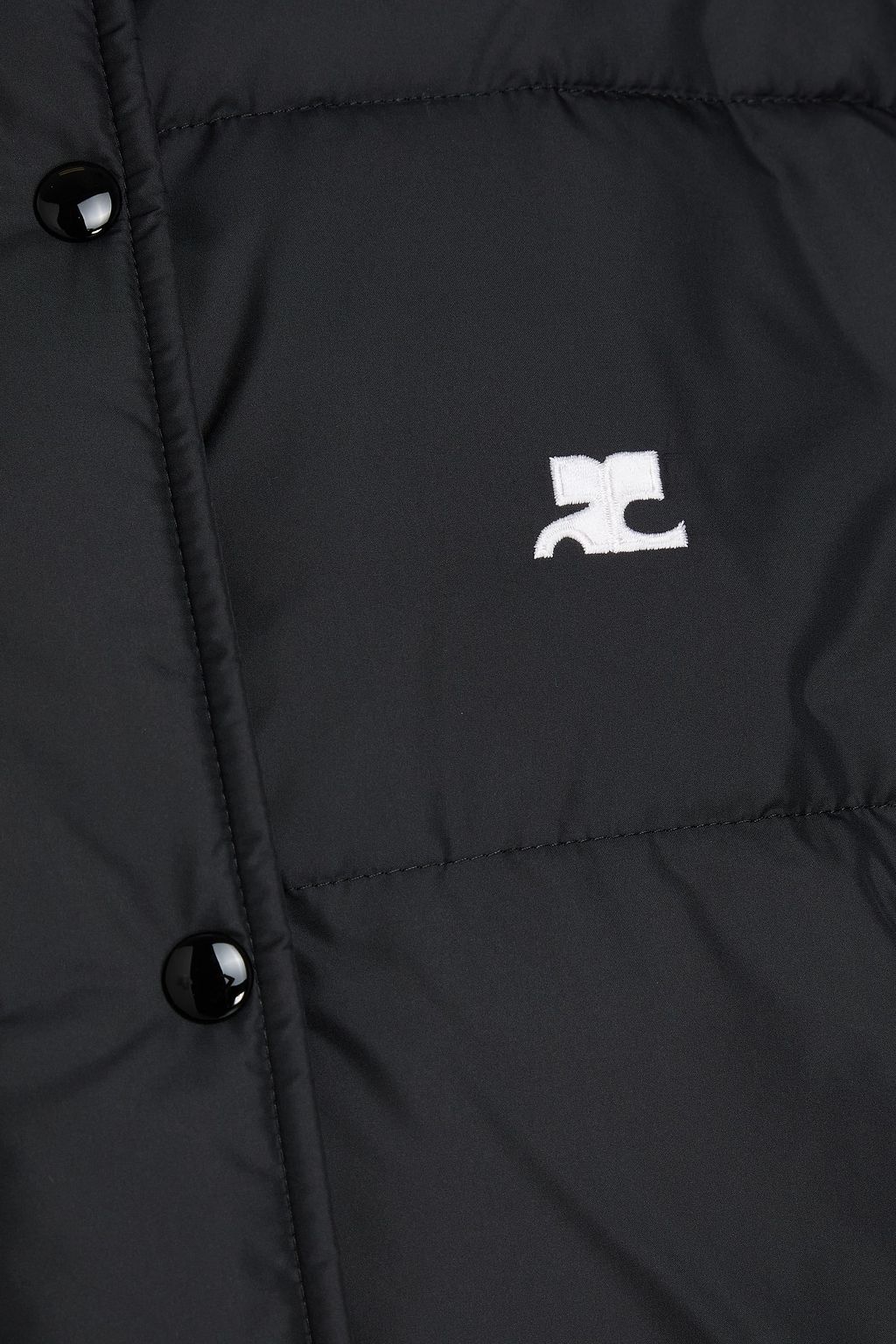 COURRÈGES Jacke aus gestepptem Shell