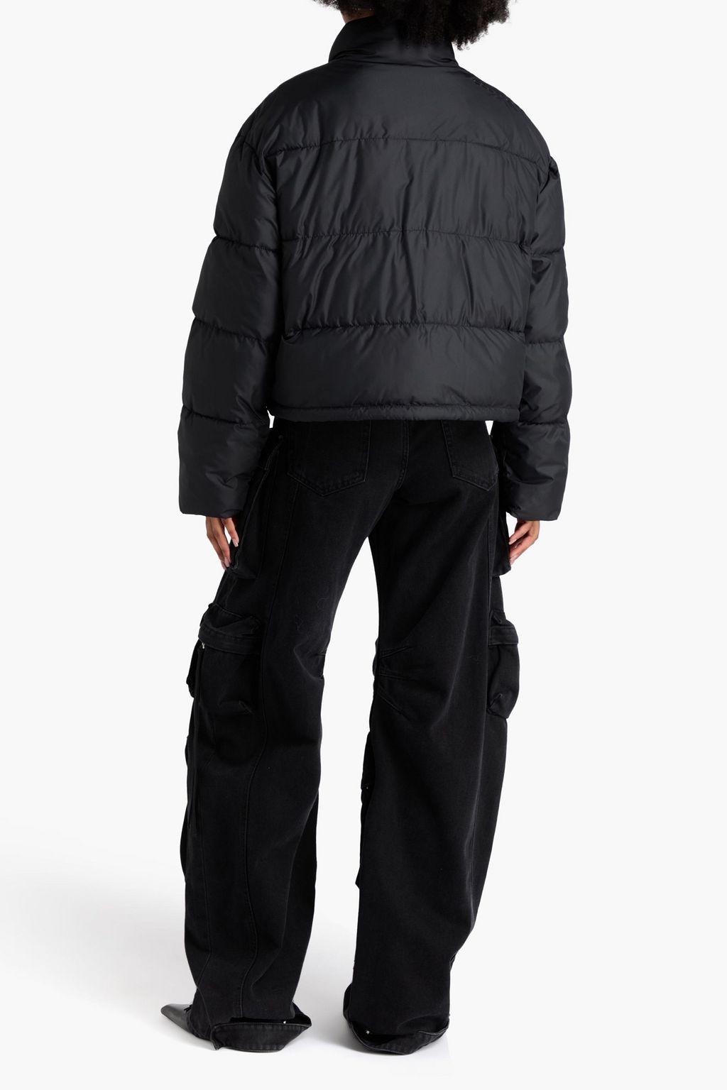 COURRÈGES Jacke aus gestepptem Shell