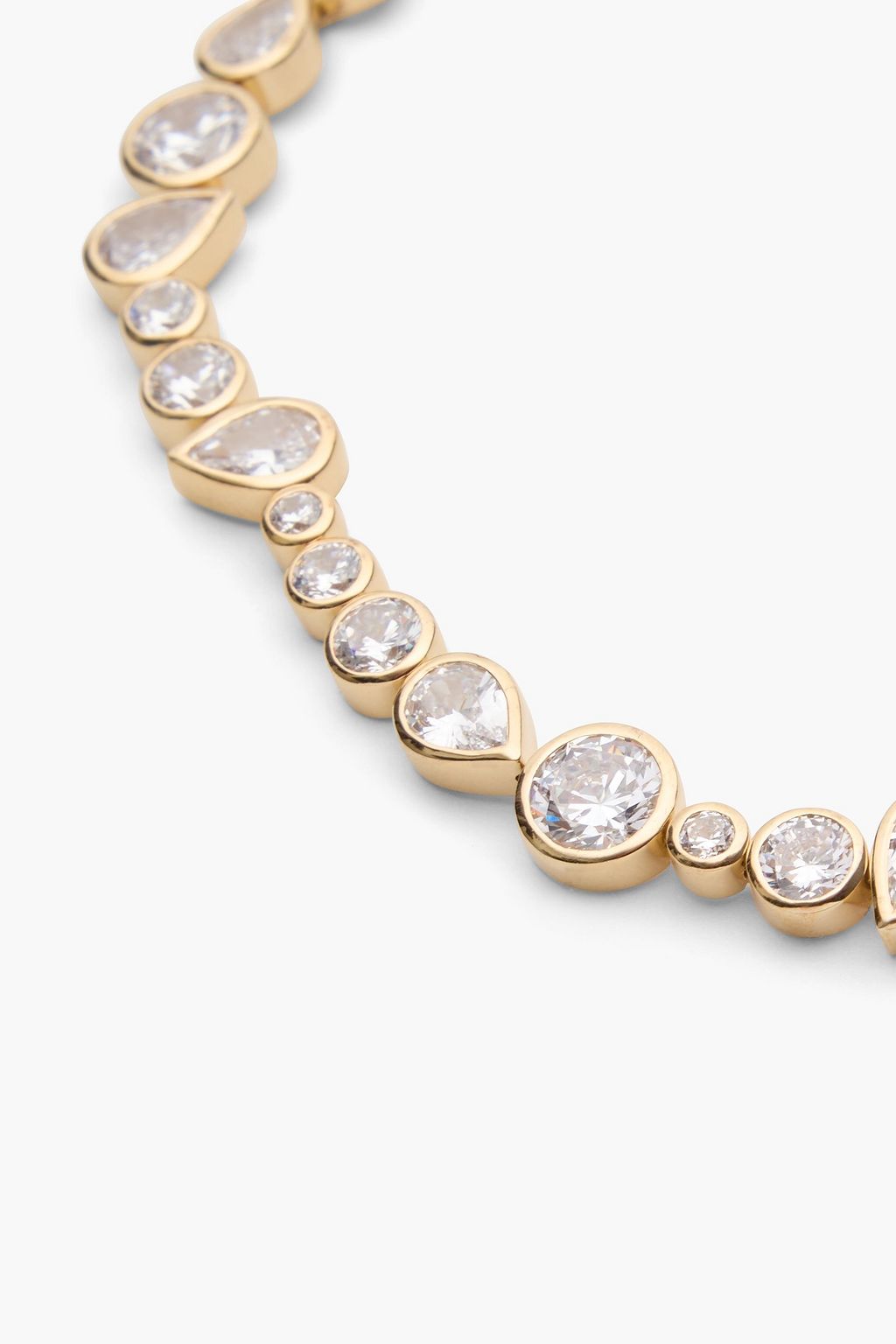 COMPLETEDWORKS Vergoldeter Choker mit Kristallen