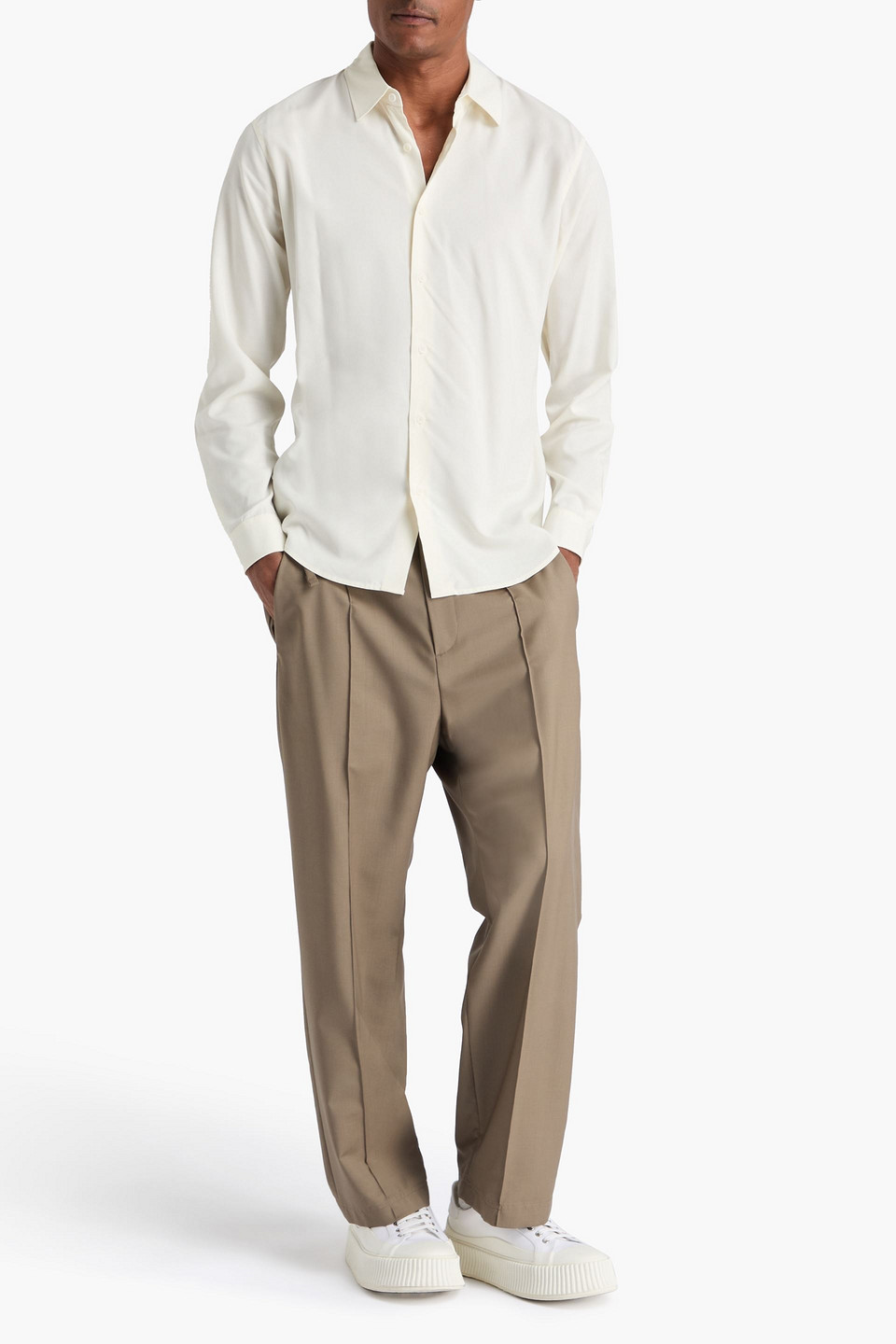 SANDRO CREPE SHIRT
