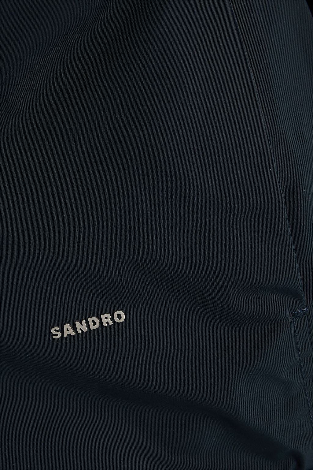 SANDRO Shell hooded jacket