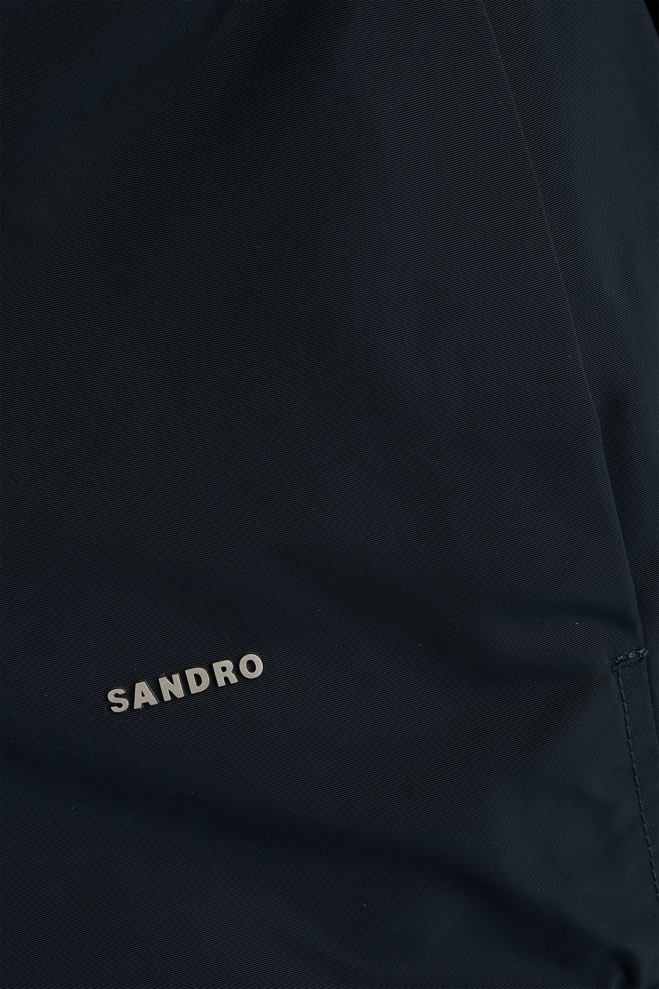SANDRO SHELL HOODED JACKET