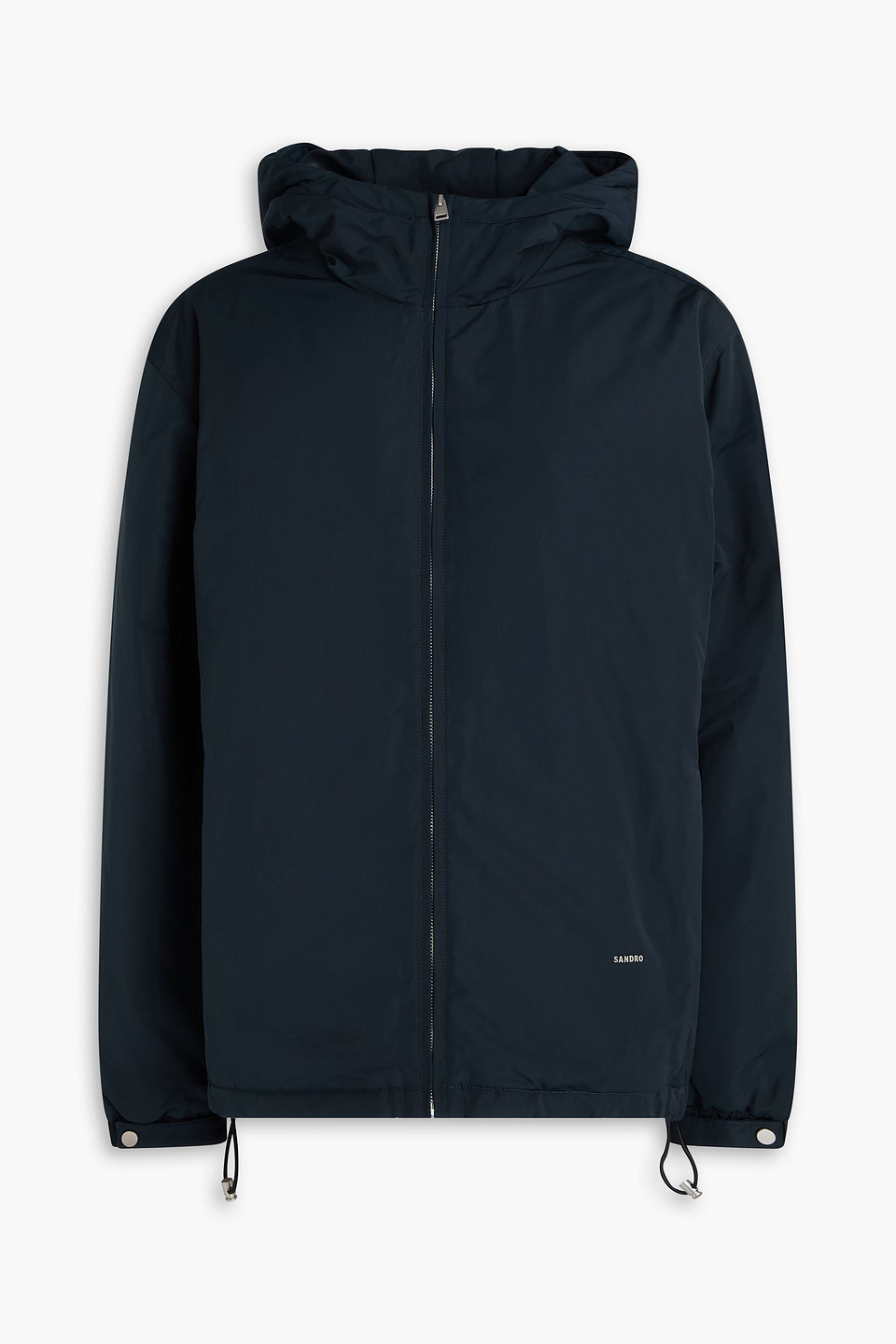SANDRO SHELL HOODED JACKET