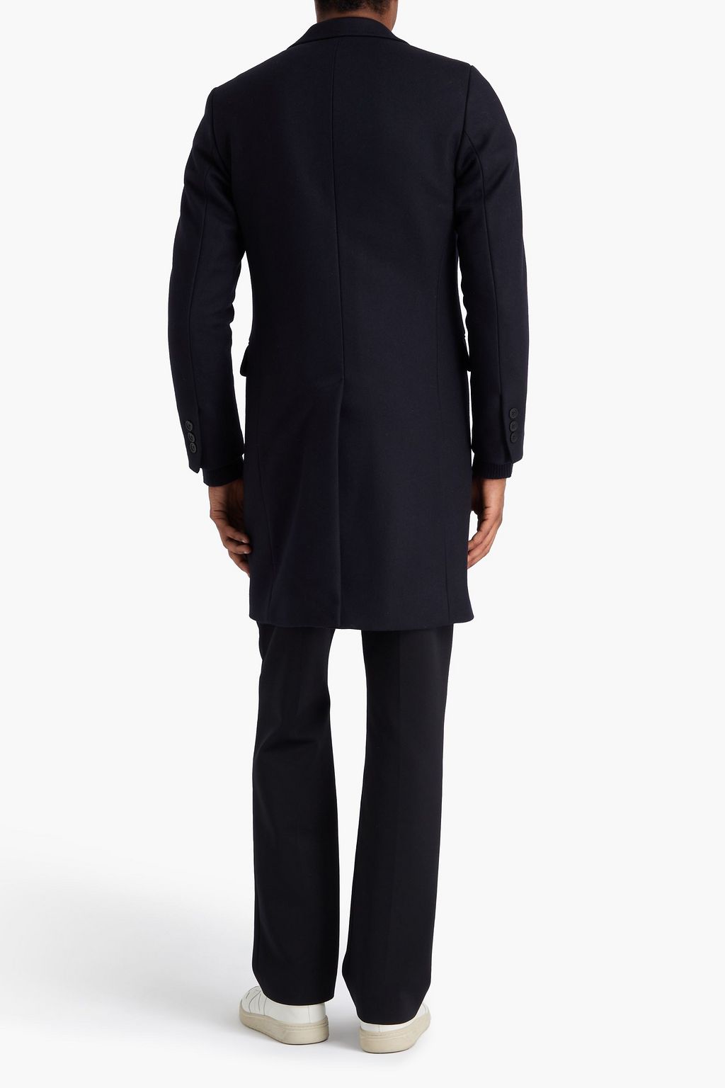 SANDRO Wool-blend felt coat
