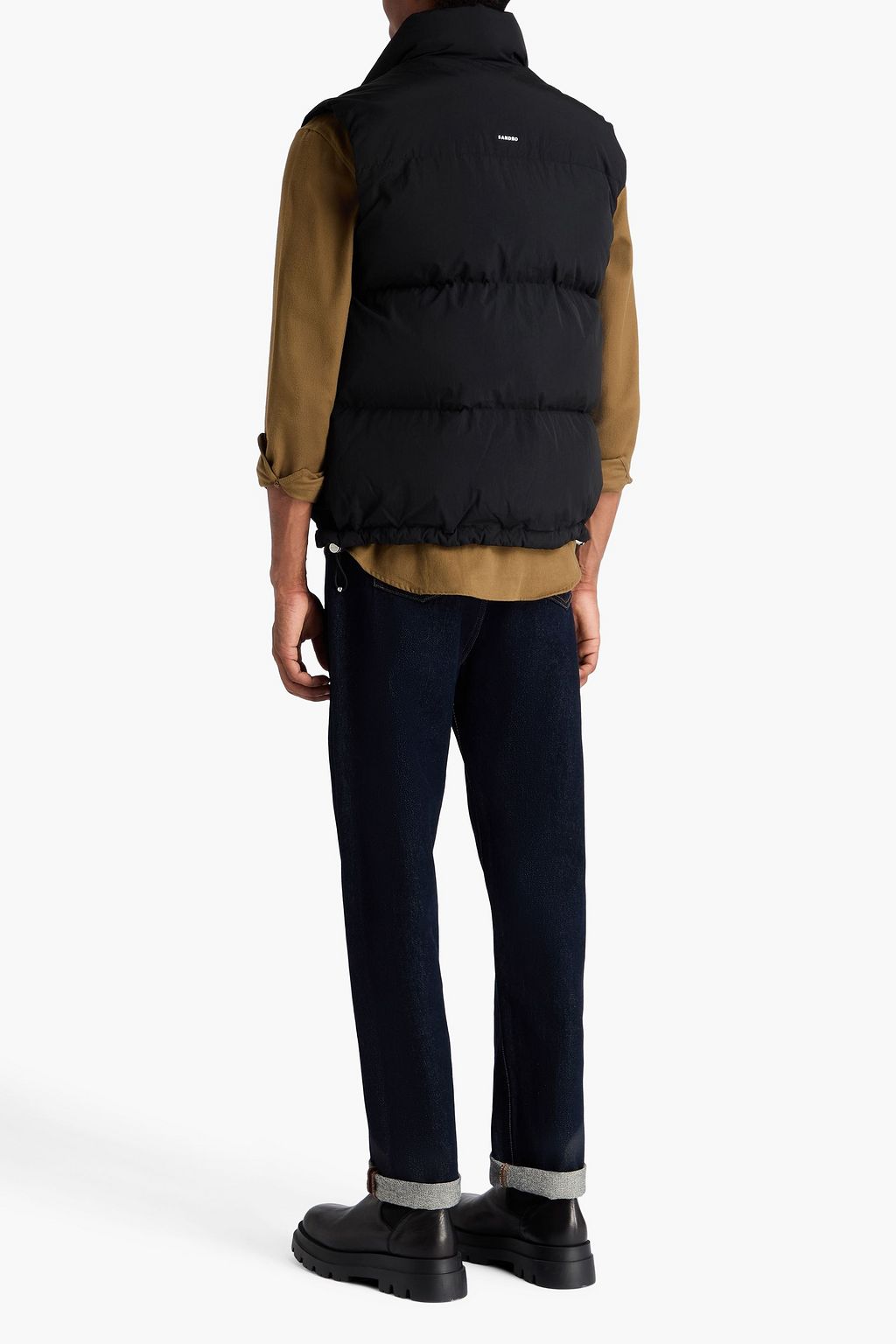 SANDRO Quilted shell vest