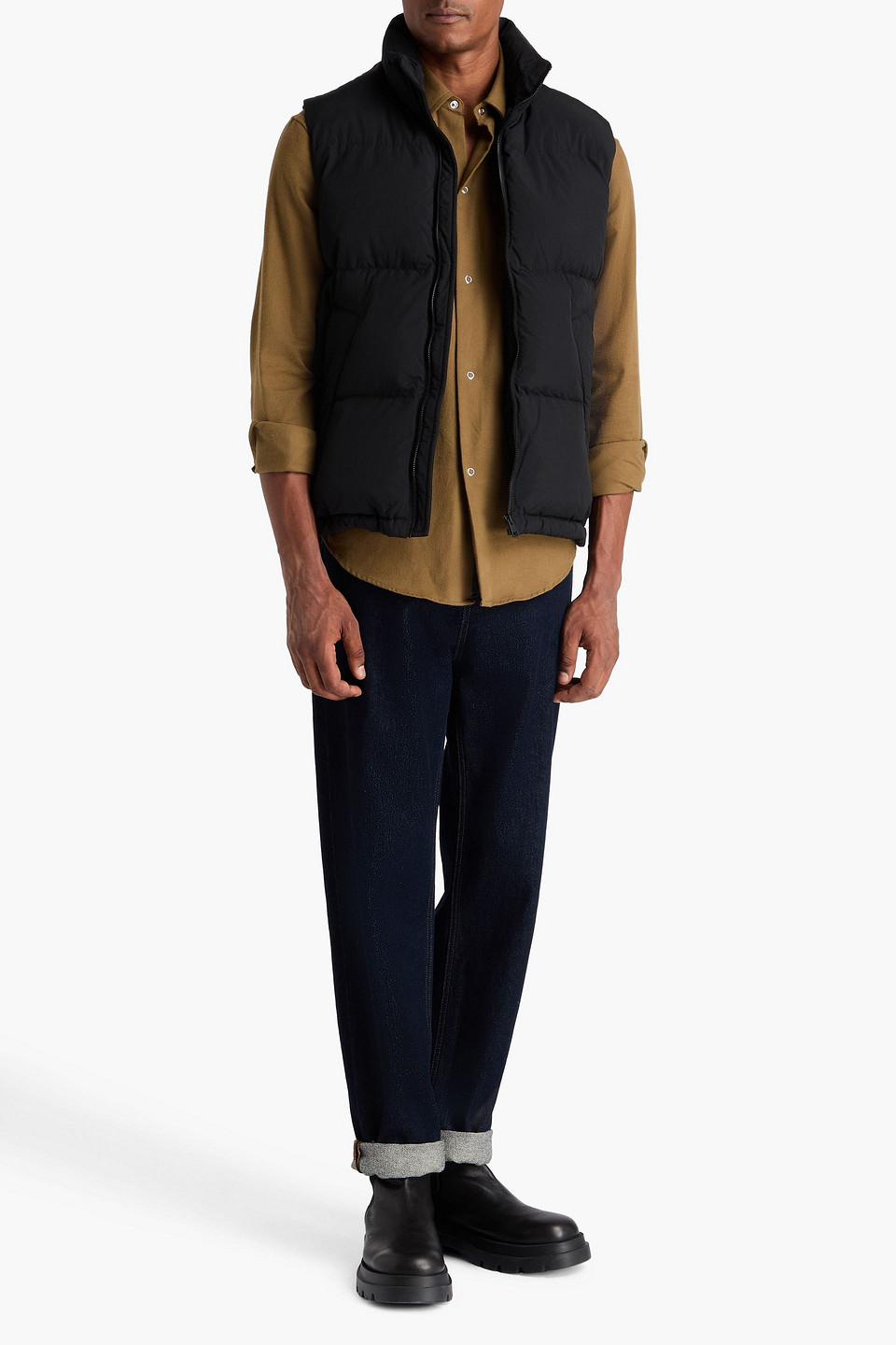 SANDRO QUILTED SHELL VEST
