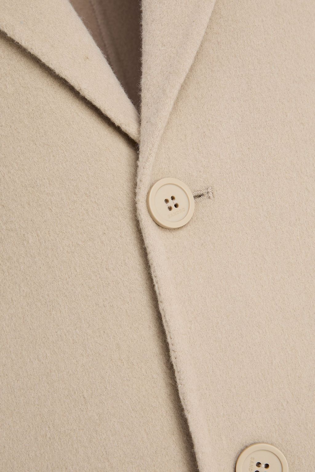 SANDRO Wool coat