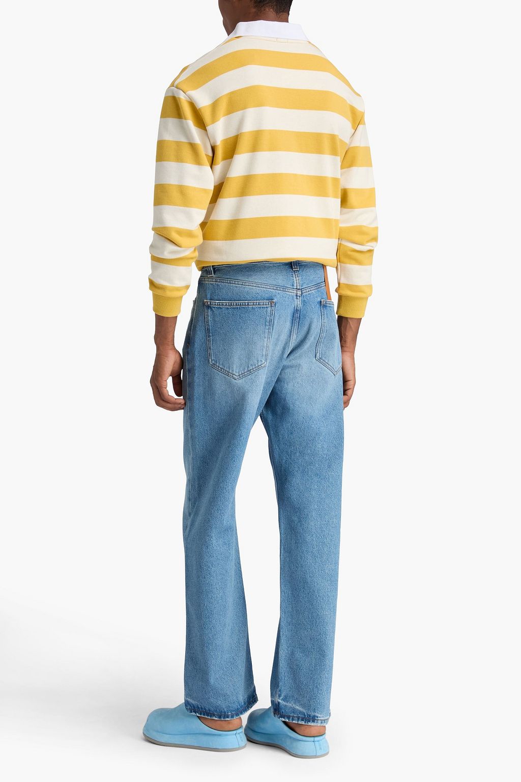 JACQUEMUS 페이디드 데님 진