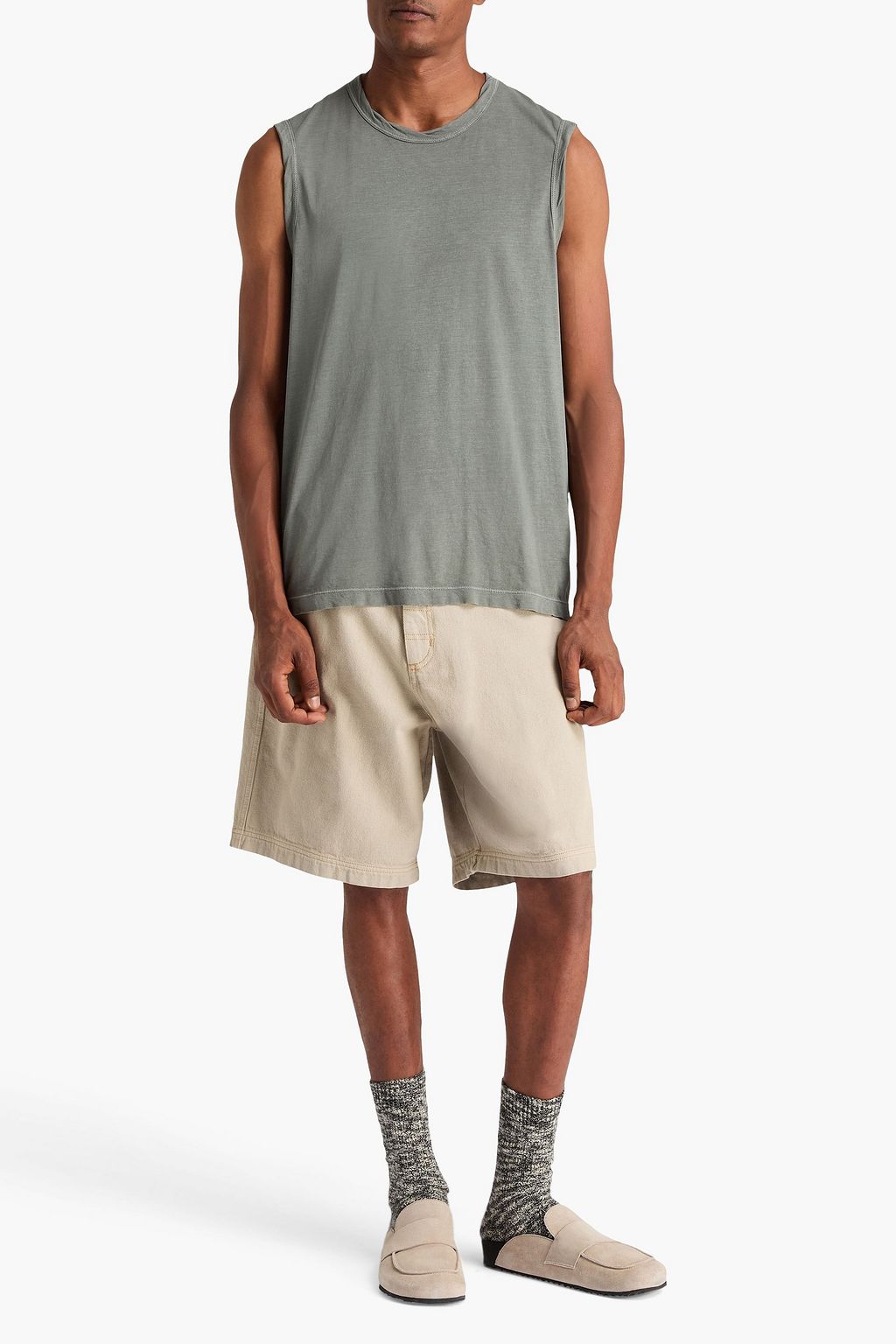 JAMES PERSE Cotton-jersey tank
