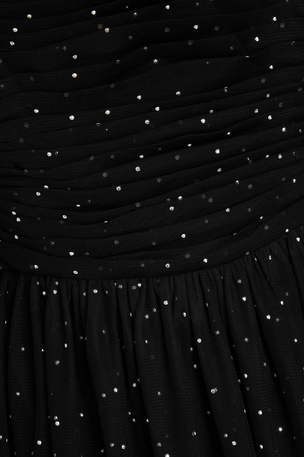 REBECCA VALLANCE فستان متوسط الطول "أليسا" مصنوع من التول ومزين بالكريستال