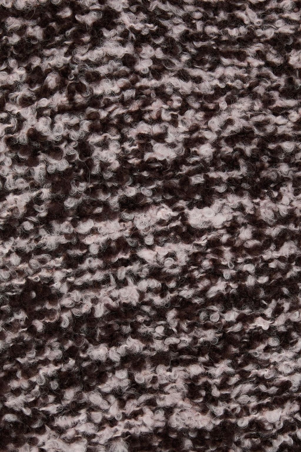 THE ELDER STATESMAN Melierter Rollkragenpullover „Teddy“ aus Bouclé-Strick