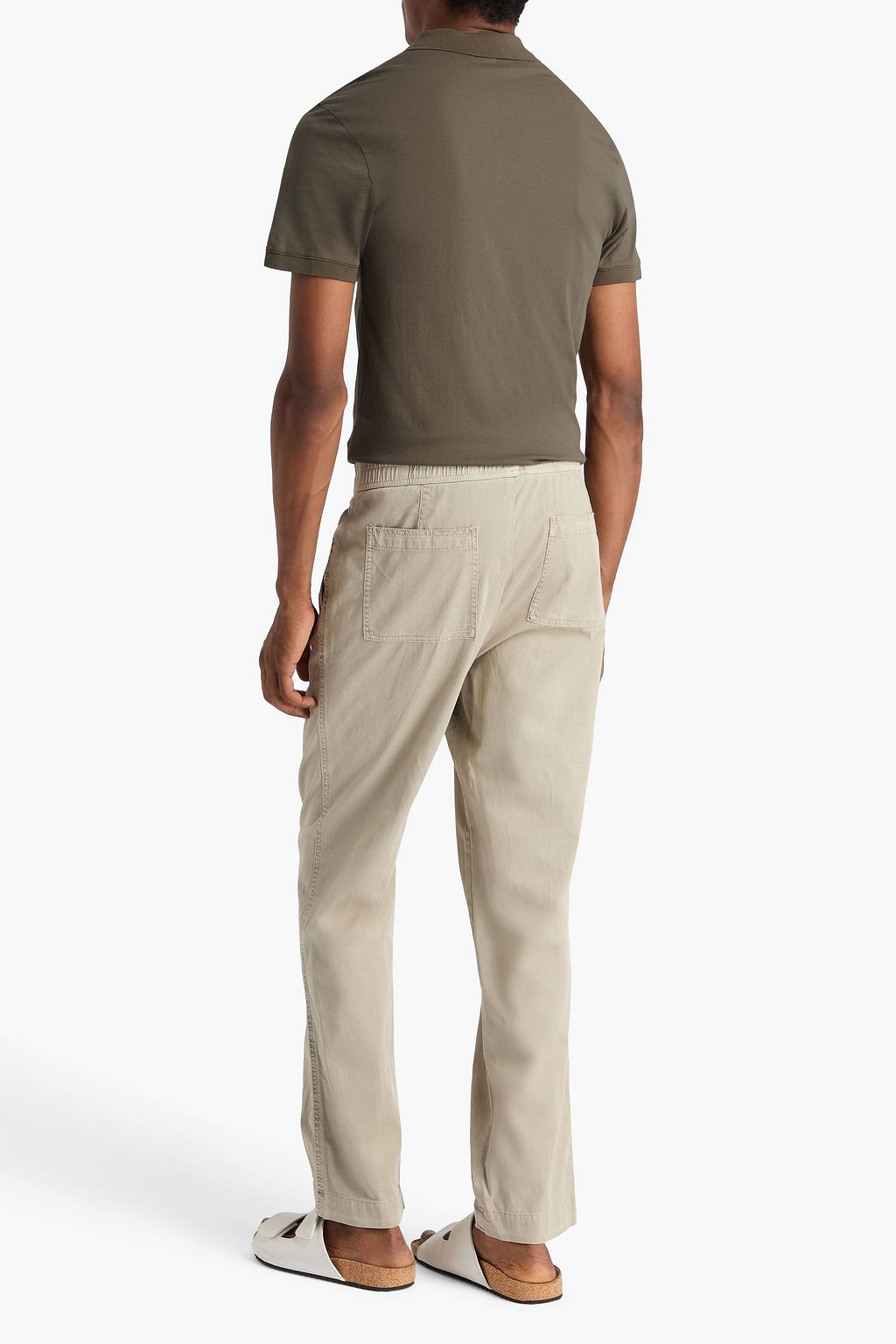 JAMES PERSE Cotton-jersey polo shirt