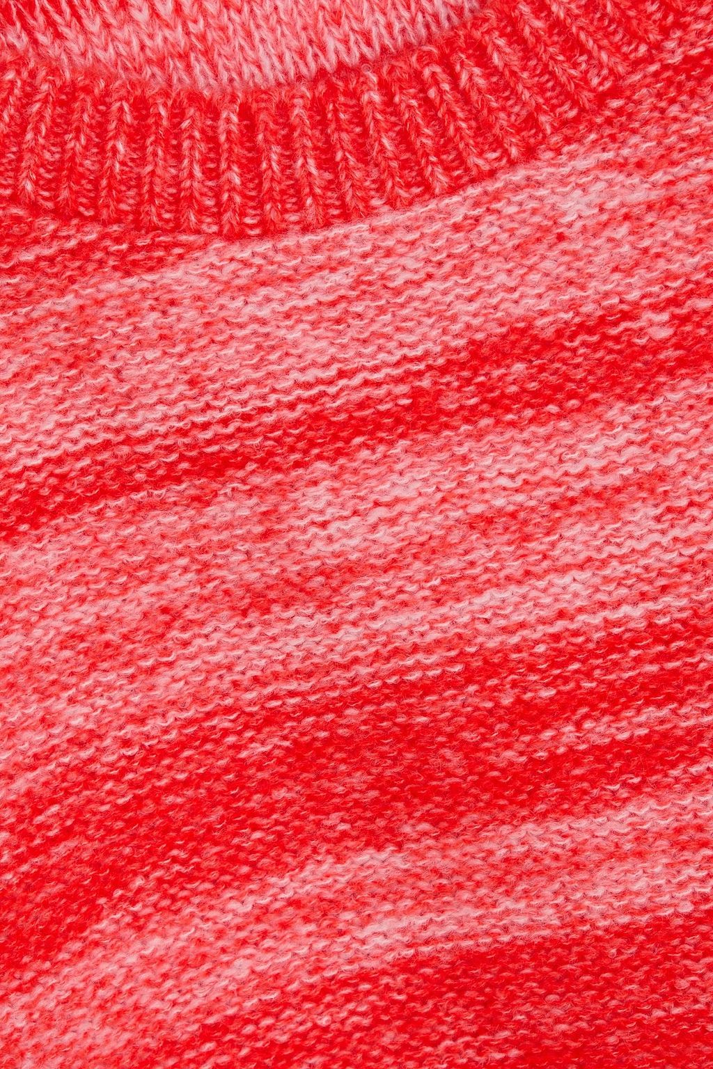 THE ELDER STATESMAN Nimbus space-dyed cashmere and cotton-blend top