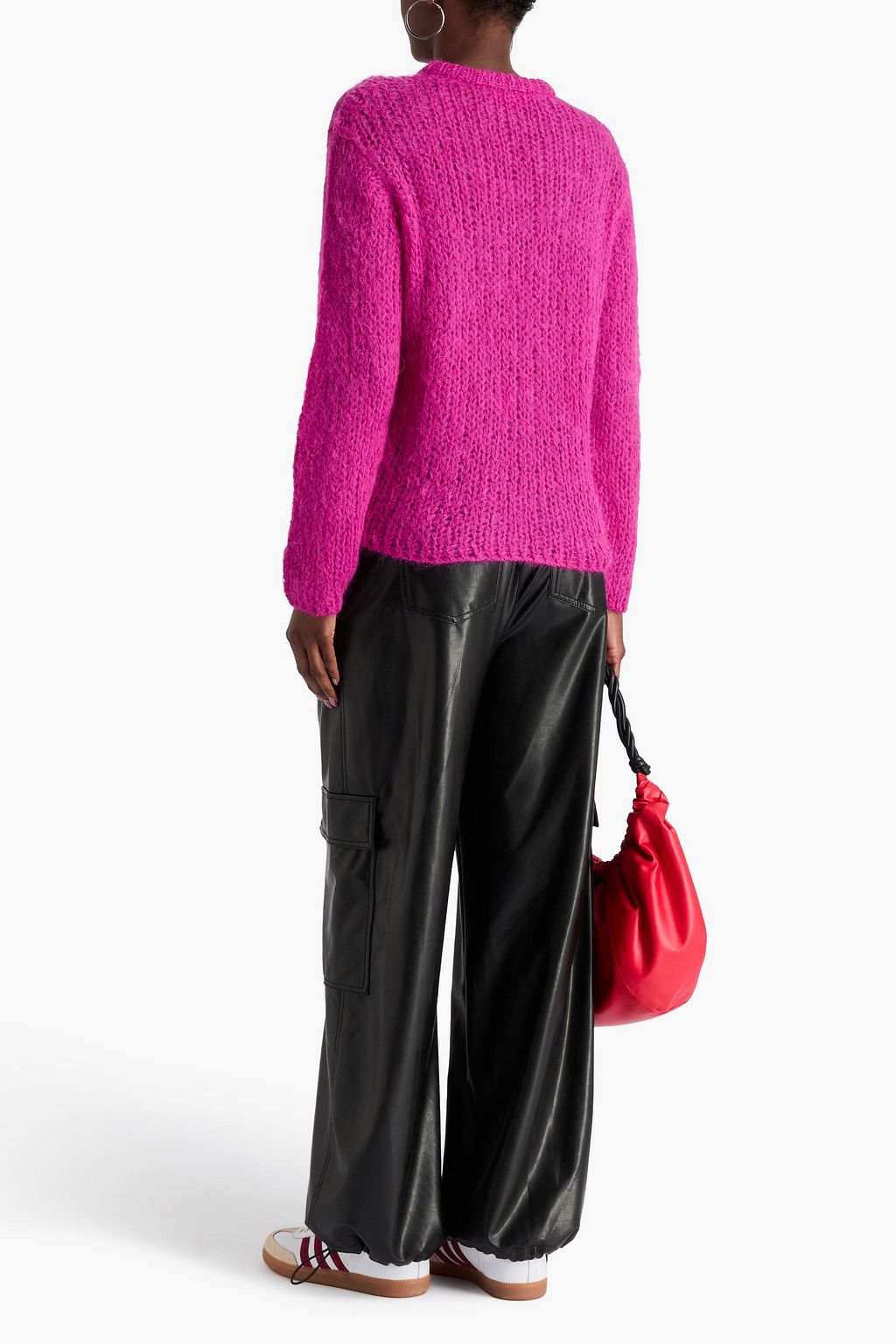 THE ELDER STATESMAN Thistle alpaca-blend sweater