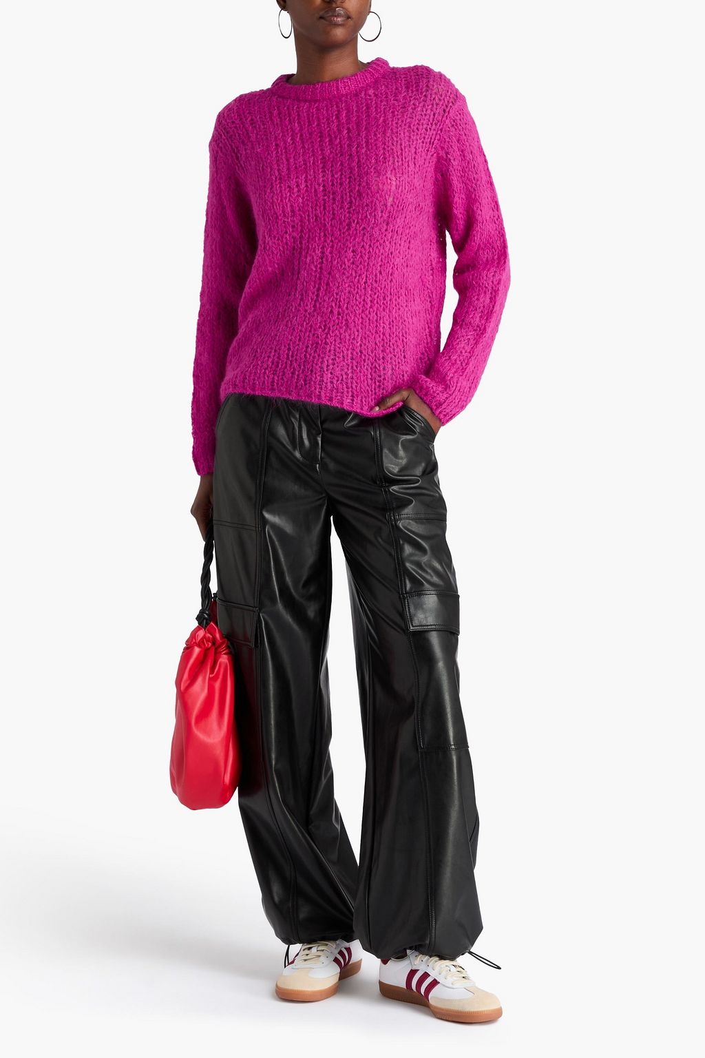 THE ELDER STATESMAN Thistle alpaca-blend sweater