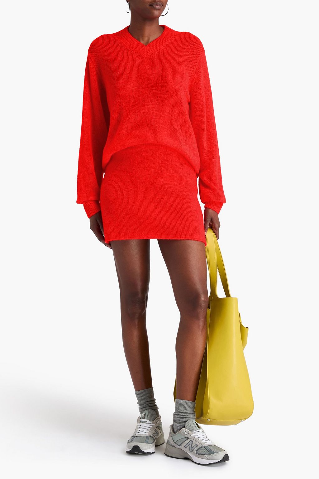 THE ELDER STATESMAN Nimbus cashmere and cotton-blend sweater