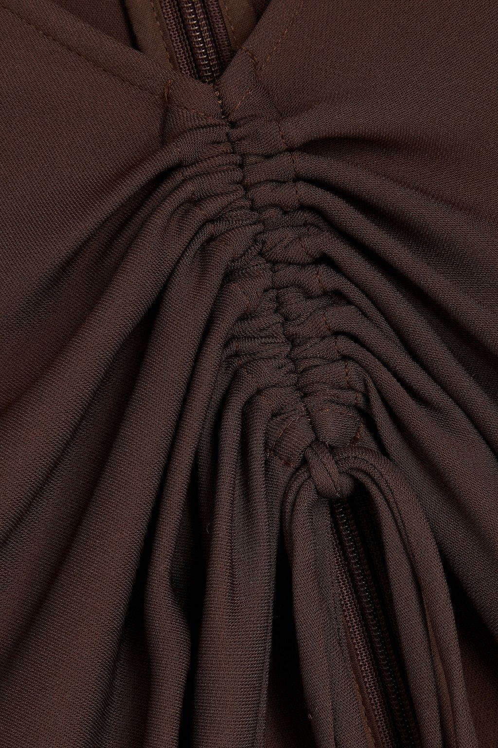 CHRISTOPHER ESBER Drapiertes Maxikleid aus Crêpe mit Cut-outs