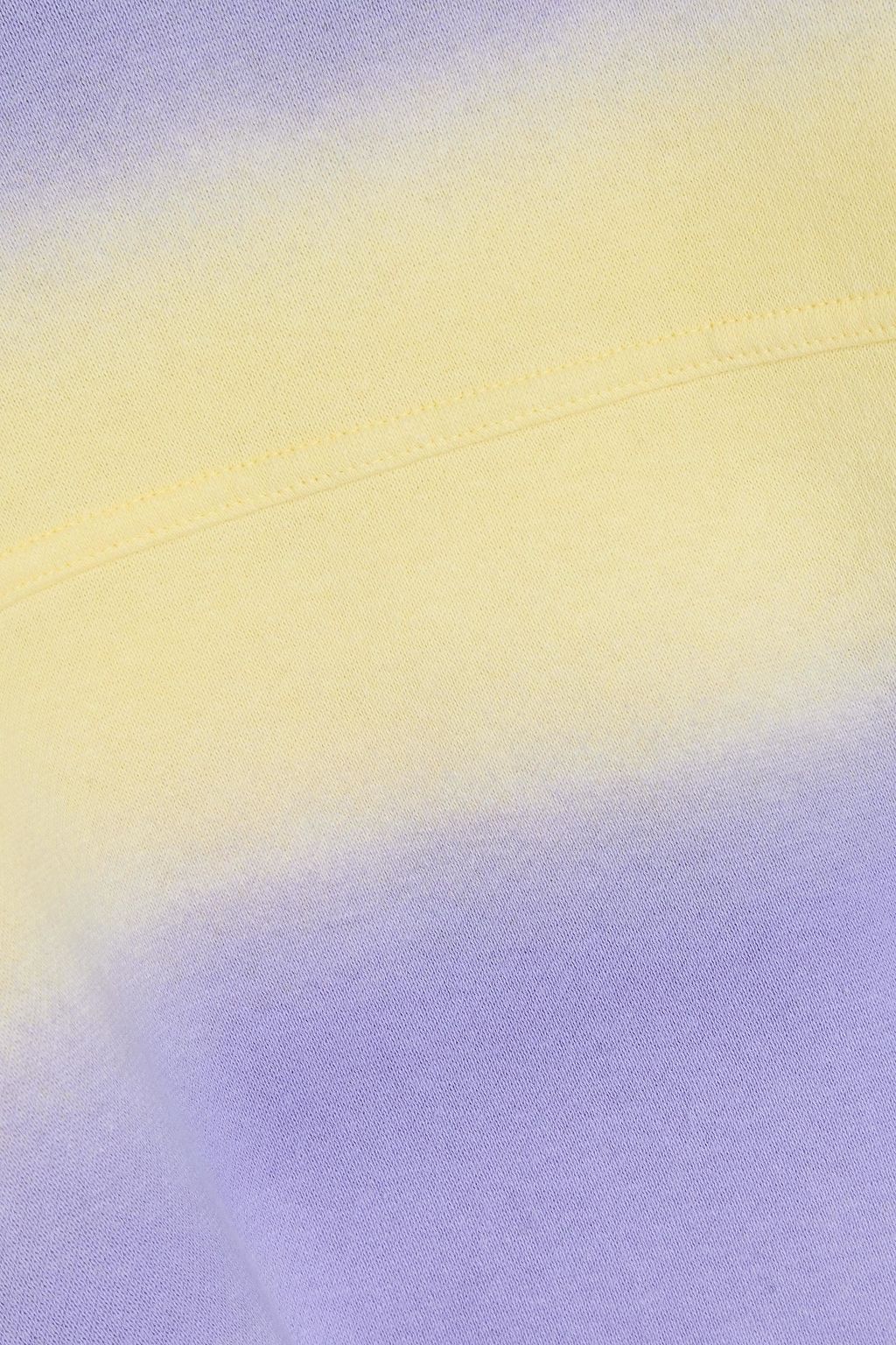 THE ELDER STATESMAN Daily Spray tie-dyed cotton and cashmere-blend fleece sweatshirt
