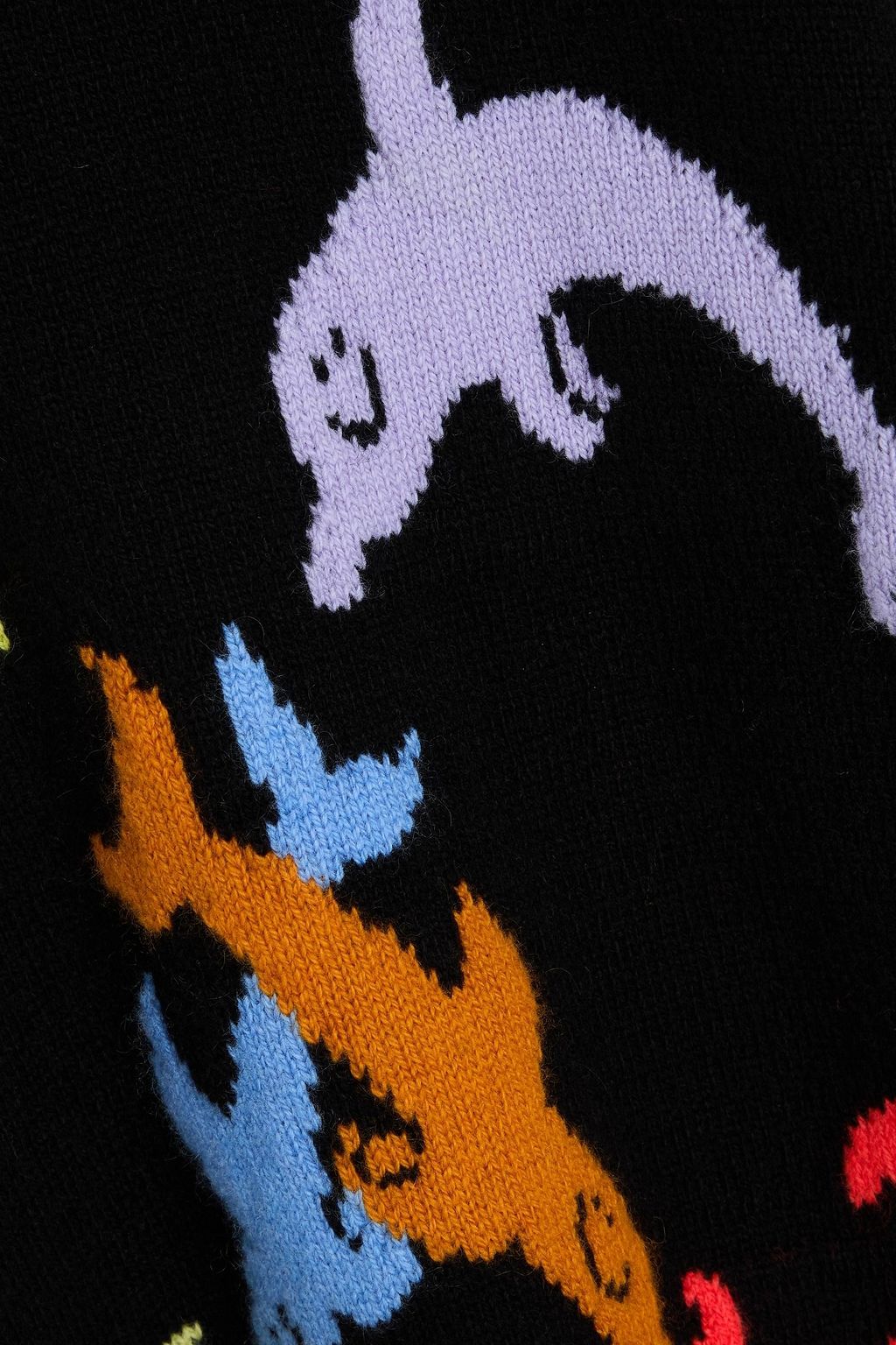 THE ELDER STATESMAN Kaschmirpullover „Dophinity“ aus Jacquard-Strick