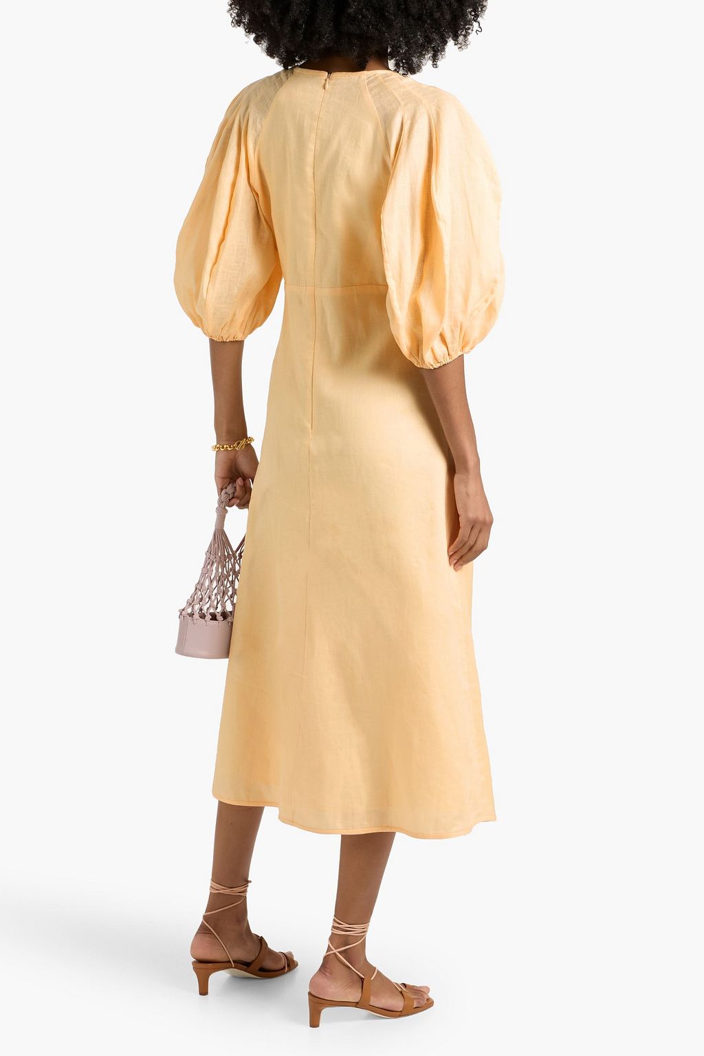 ZIMMERMANN Linen midi dress
