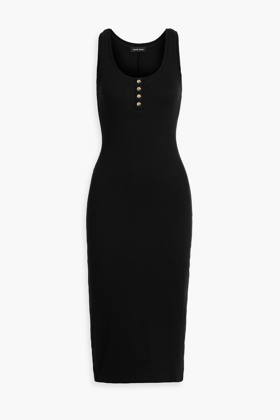 Alessia cotton-blend jersey midi dress