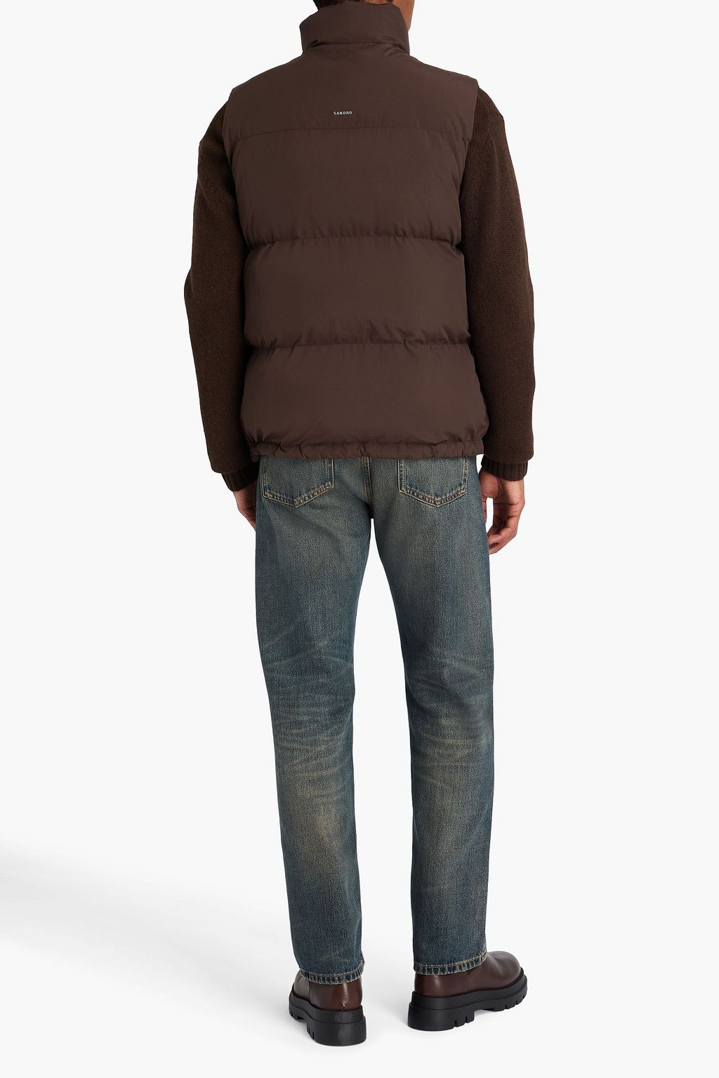 SANDRO Quilted shell vest
