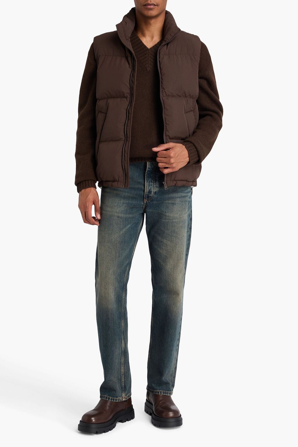 SANDRO Quilted shell vest