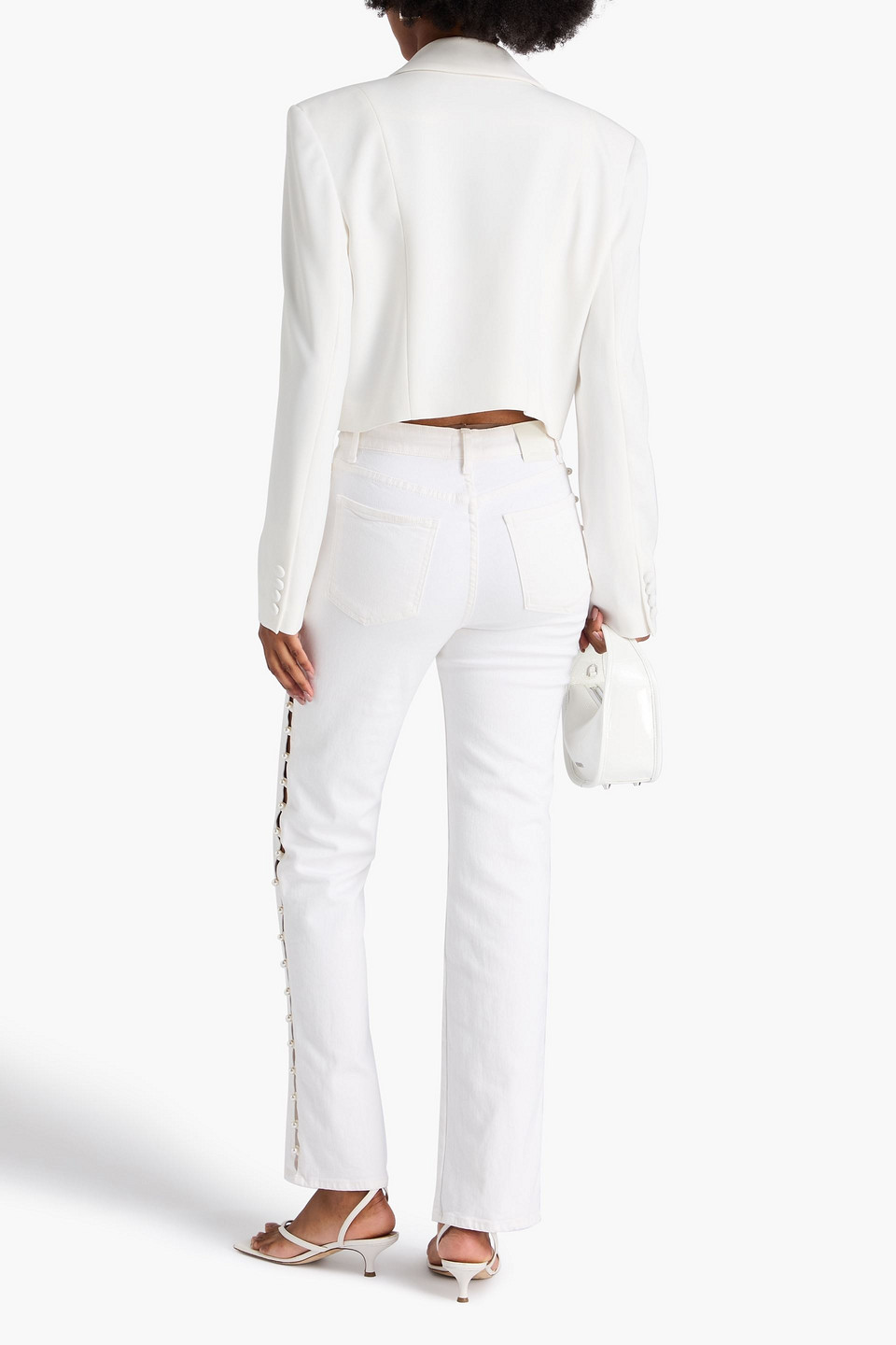  Simkhai - Hoch Sitzende Jeans Mit Geradem Bein - Weiß - 29 