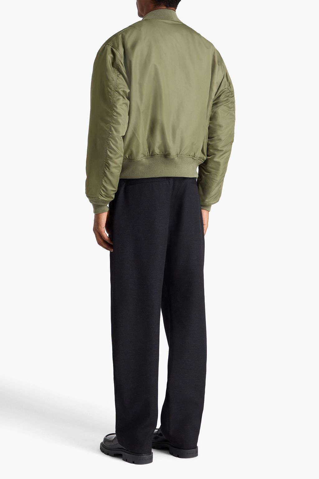 SANDRO Shell bomber jacket