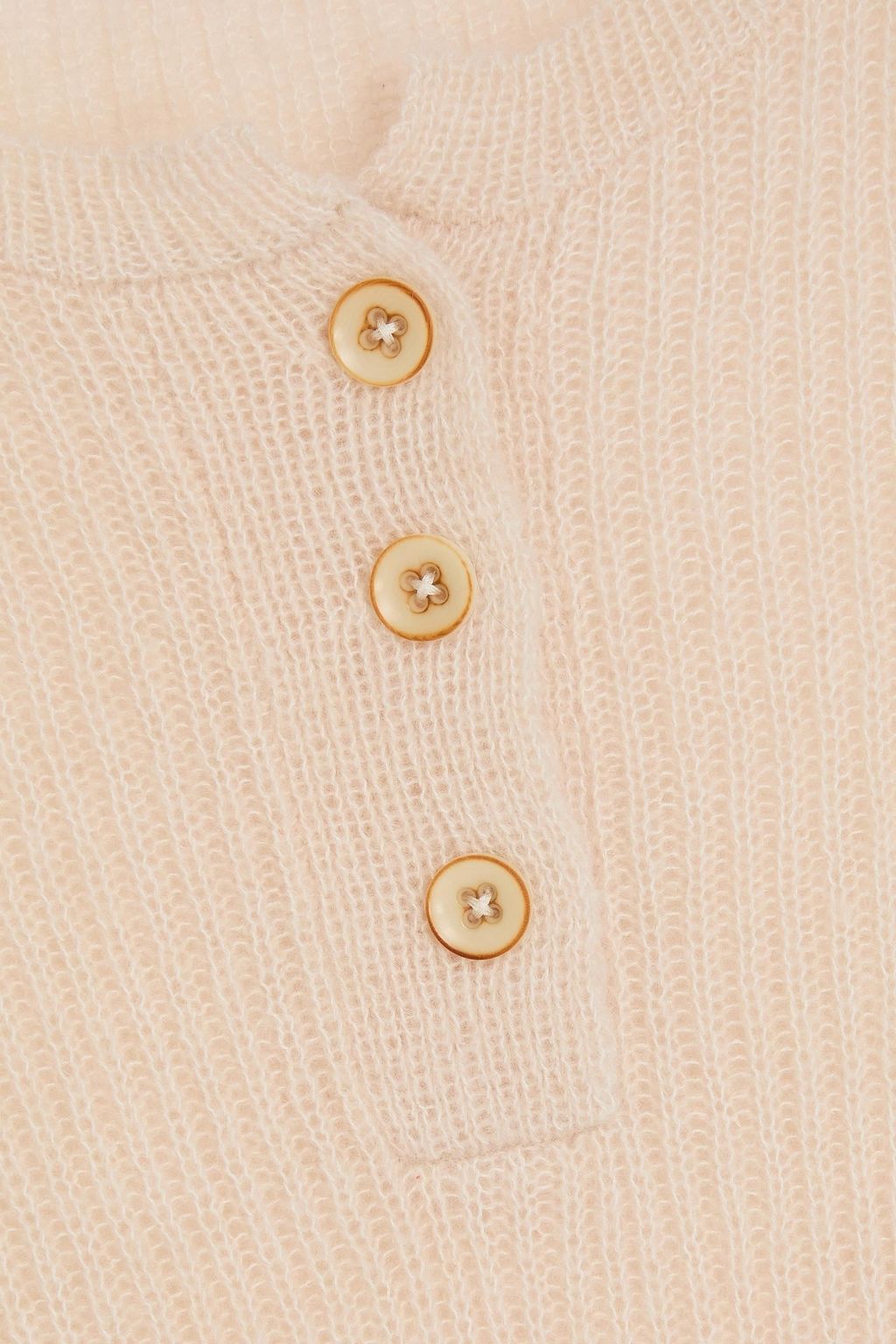 THE ELDER STATESMAN Nimbus ribbed cashmere and cotton-blend sweater