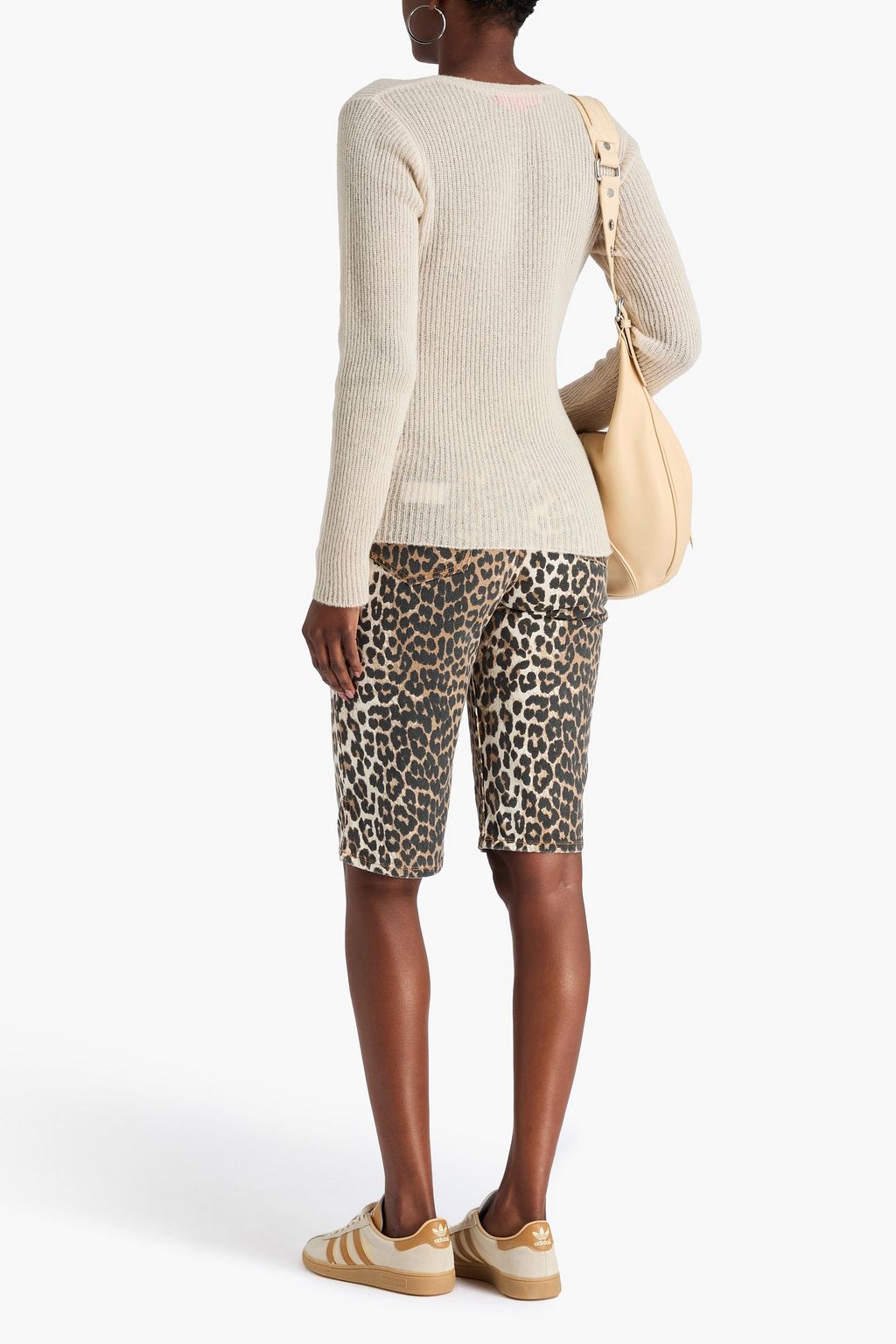 THE ELDER STATESMAN Nimbus ribbed cashmere and cotton-blend sweater