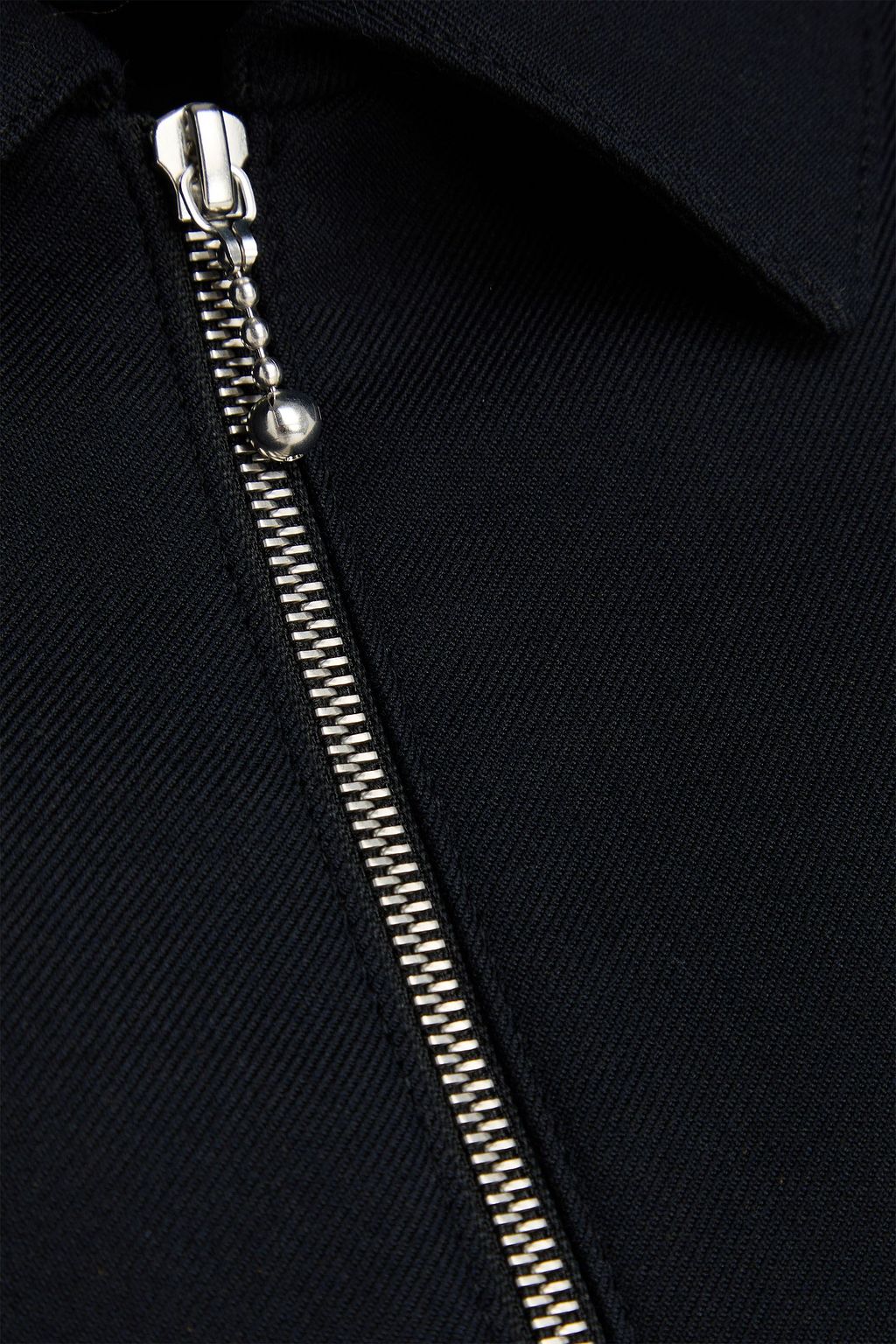 SANDRO Wool-blend twill jacket