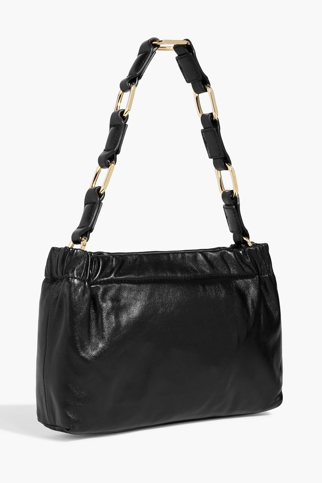 ANINE BING Kate embossed leather shoulder bag
