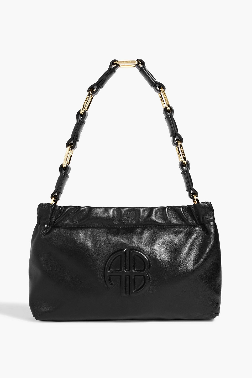 Kate embossed leather shoulder bag