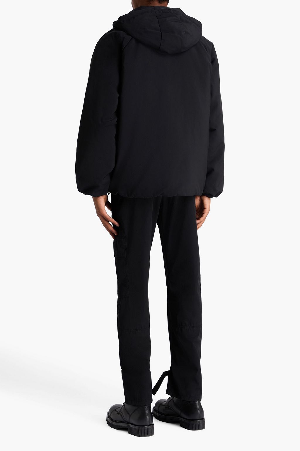 SANDRO Shell hooded jacket