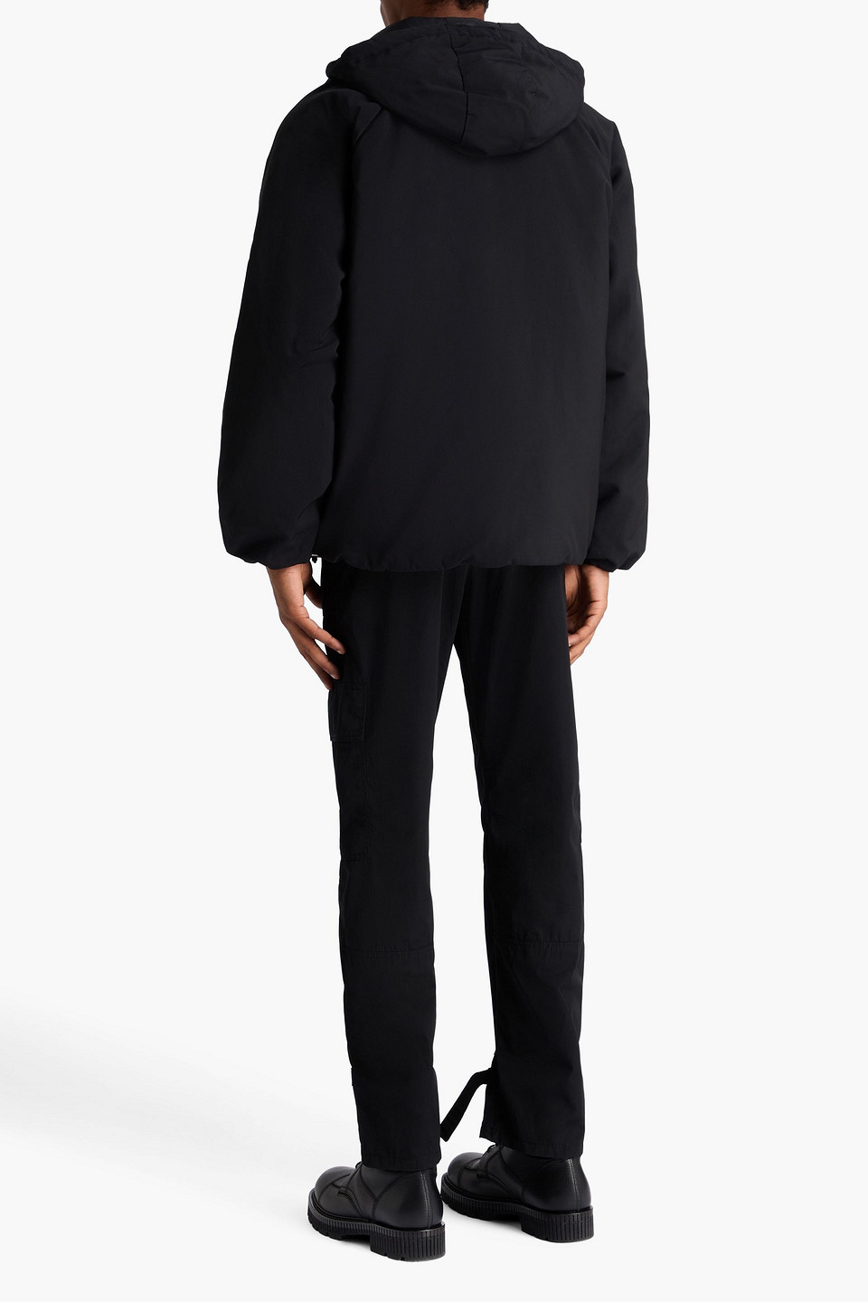  Sandro - Shell Hooded Jacket - Black - Xl 