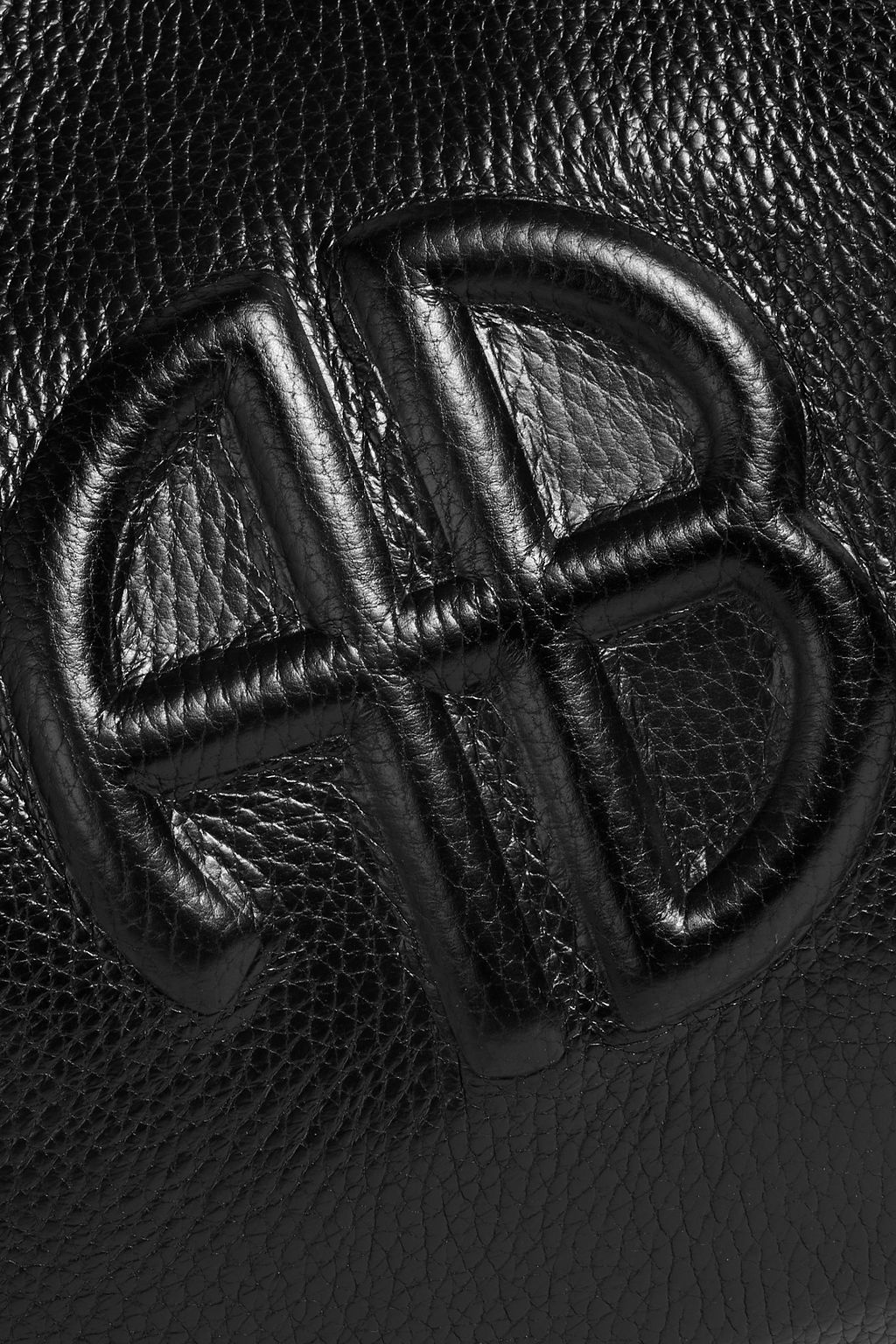 ANINE BING Lili embossed pebbled-leather tote
