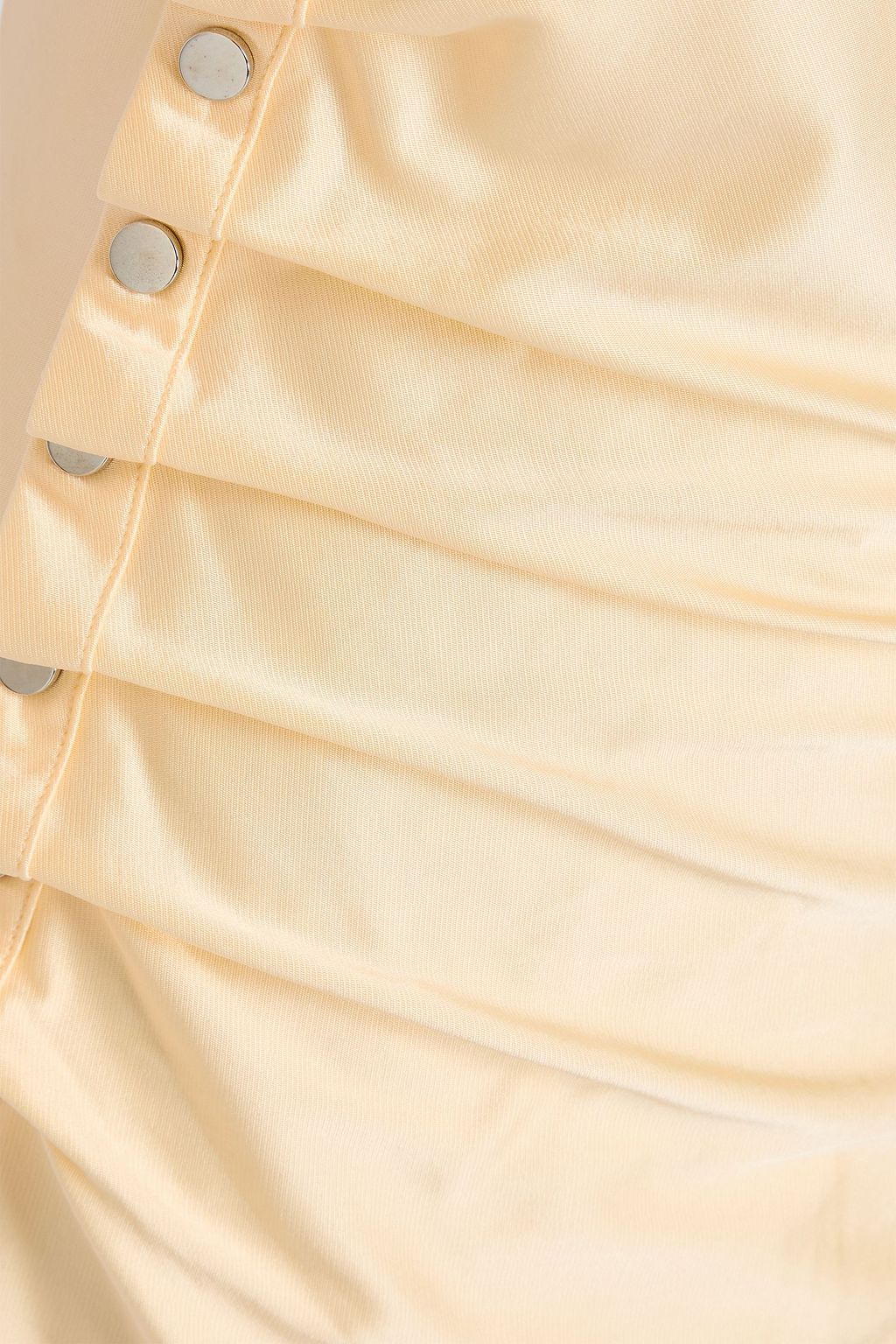 RABANNE Snap-detailed stretch-jersey top