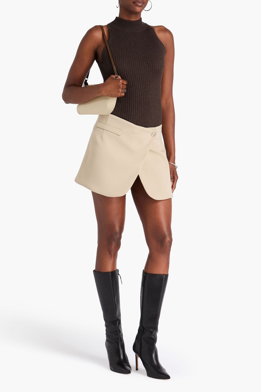 COPERNI Mini-Wickelrock aus Twill