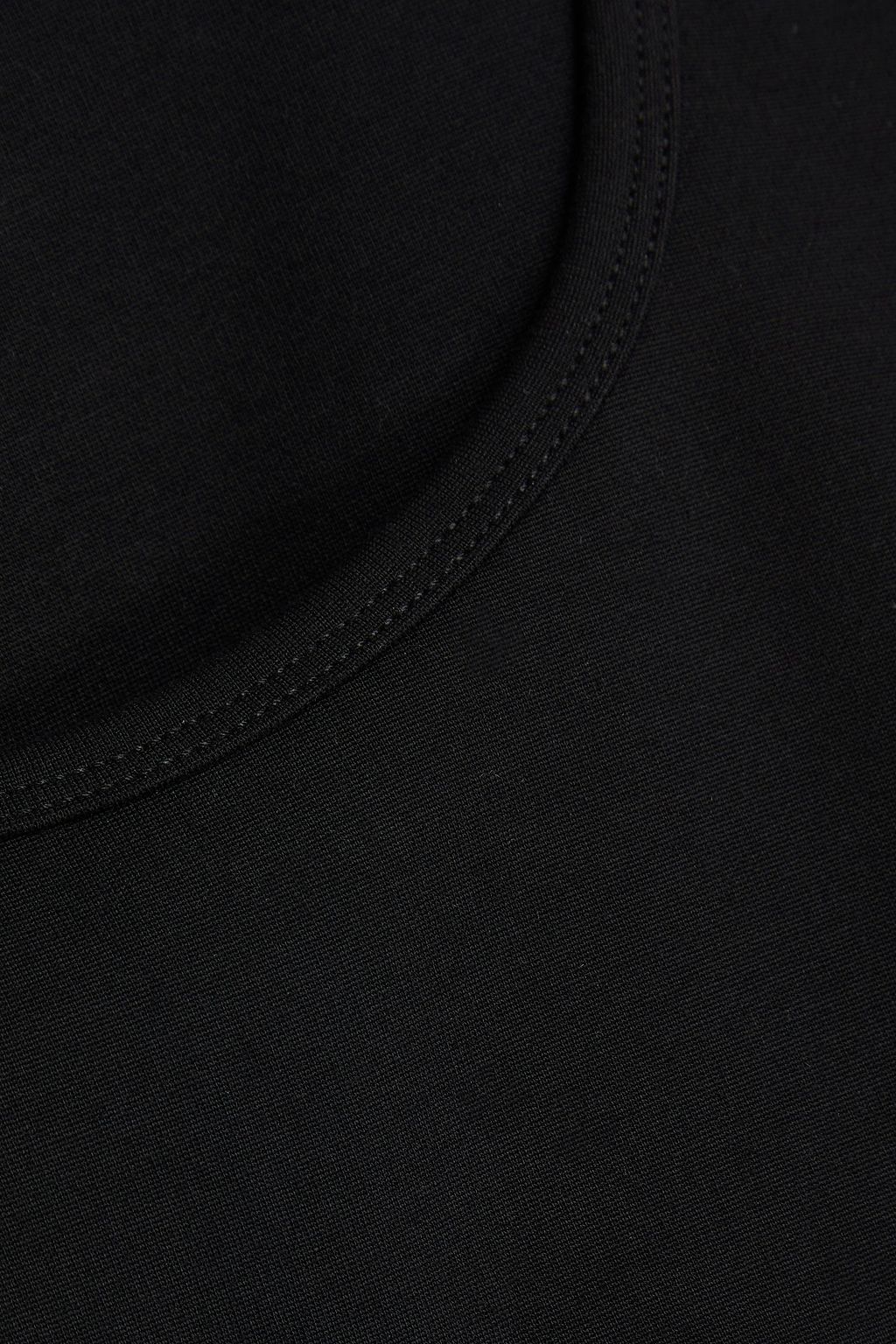 RABANNE Cropped stretch-jersey top