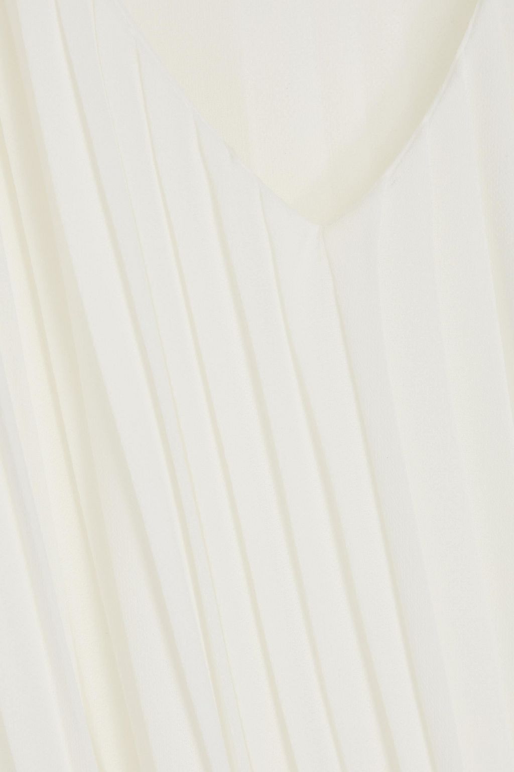 SIMKHAI Plissiertes Minikleid aus Crêpe mit Wickeleffekt