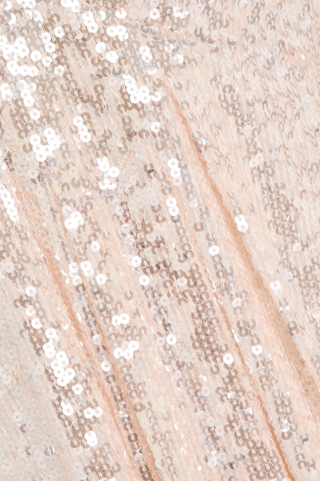 NEEDLE & THREAD Mila pleated sequined tulle midi dress