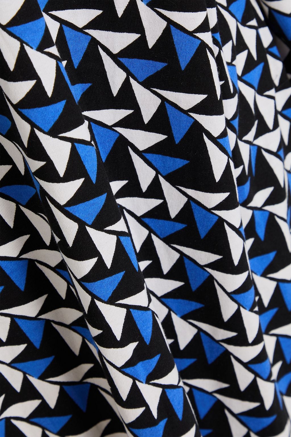 DIANE VON FURSTENBERG Reina printed silk and cotton-blend jersey mini dress